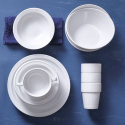 (6 sztuk) BUDGETLINE - Kubek do mleka Mammoet - 19 cl - biały