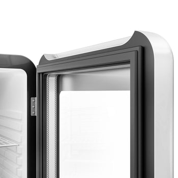 Chłodziarka minibarowa - 500 mm - 120 litrów - z 1 szklanymi drzwiami & oświetleniem LED - Prime Gastro