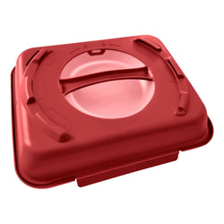 (20 sztuk) Pojemnik Menu - 600 ml - niepodzielone - malinowa czerwień/stary róż