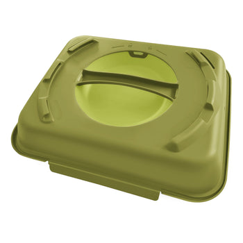 (20 sztuk) Pojemnik na menu - 600 ml - niepodzielone - oliwkowy/jasnozielony - Prime Gastro