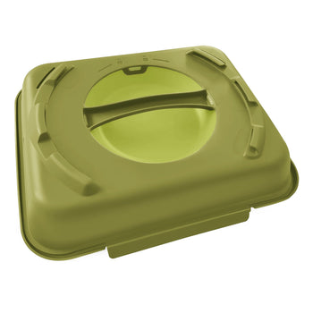 (20 sztuk) Pojemnik na menu - 600 ml - niepodzielone - oliwkowy/jasnozielony - Prime Gastro