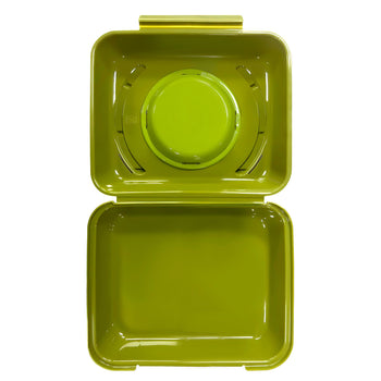 (20 sztuk) Pojemnik na menu - 600 ml - niepodzielone - oliwkowy/jasnozielony - Prime Gastro