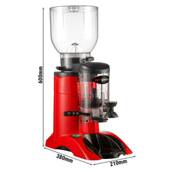 Młynek do kawy - czerwony - 2 kg - 356 W - 77 dB