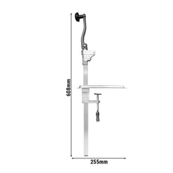 Manualny otwieracz do puszek - długość pręta 480 mm