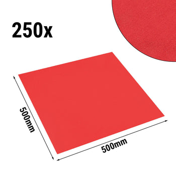 (250 sztuk) Serwetka Damasceńska Vienna - 50 x 50 cm - Ognistoczerwony - Prime Gastro