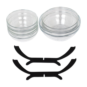 Etażerka do dżemu / stojak bufetowy - czarny - z 5 półkami - Prime Gastro