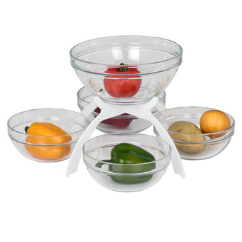 Etażerka do dżemu / stojak bufetowy - biały - z 5 półkami - Prime Gastro