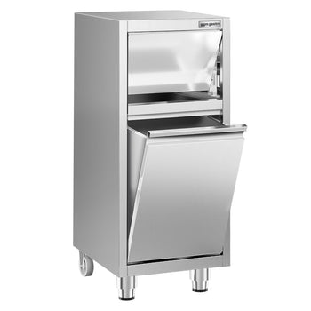 Kosz na śmieci – z klapką – 400 x 500 mm – bez krawędzi - Prime Gastro