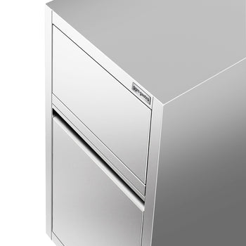 Kosz na śmieci – z klapką – 400 x 500 mm – bez krawędzi - Prime Gastro