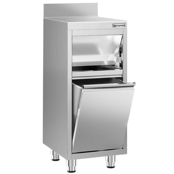 Kosz na śmieci – z klapką – 400 x 600 mm – z podwyższonym brzegiem - Prime Gastro