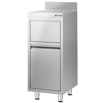 Kosz na śmieci – z klapką – 400 x 600 mm – z podwyższonym brzegiem - Prime Gastro