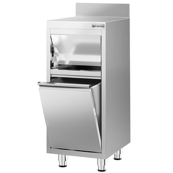 Kosz na śmieci – z klapką – 400 x 600 mm – z podwyższonym brzegiem - Prime Gastro