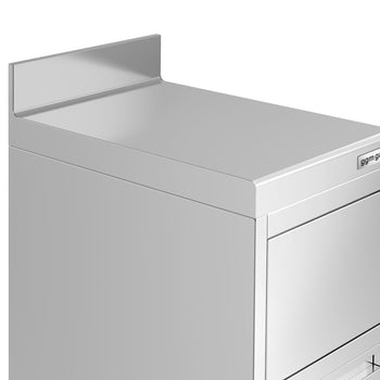 Kosz na śmieci – z klapką – 400 x 600 mm – z podwyższonym brzegiem - Prime Gastro