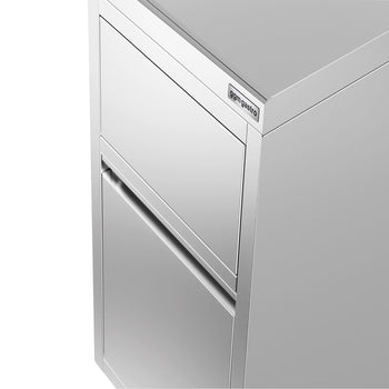 Kosz na śmieci – z klapką – 400 x 600 mm – z podwyższonym brzegiem - Prime Gastro