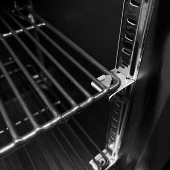 Minibar z zamrażarką - 460 mm - z 1 szklanymi drzwiami & wbudowanym 19-calowym wyświetlaczem LCD - Prime Gastro