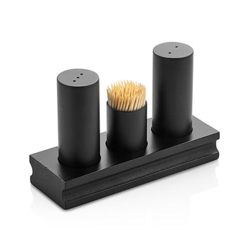 3-częściowy pojemnik - wykałaczka, sól i pieprz - Prime Gastro