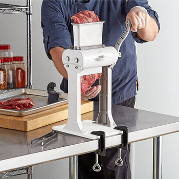 Manualny kotleciarka i krajalnica do mięsa 2 w 1 - maks. szerokość cięcia 127 mm - Prime Gastro