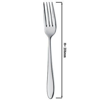 (12 sztuk) Widelec stołowy Leandro - 20,6 cm - Prime Gastro