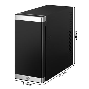 Chłodziarka do mleka do ekspresów do kawy - 1 drzwi - cyfrowy wyświetlacz temperatury - Prime Gastro