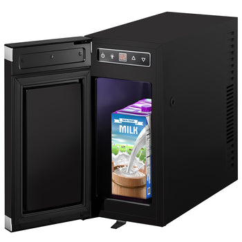 Chłodziarka do mleka do ekspresów do kawy - 1 drzwi - cyfrowy wyświetlacz temperatury - Prime Gastro
