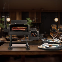 Mini wędzarka - 237x127mm - czarna