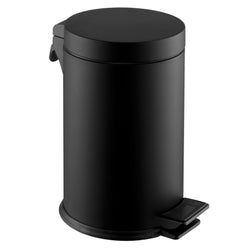 Kosz na śmieci Mini - 5 litrów - z pedałem - czarny