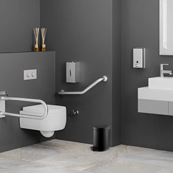 Kosz na śmieci Mini - 5 litrów - z pedałem - czarny