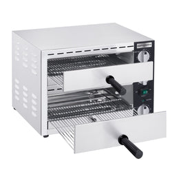 Elektryczny Piec do pizzy - 2 x 1 x Ø33cm - Manualne