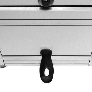 Elektryczny mini piec do pizzy/flammkuchen - 2x 33cm - Manualny - Prime Gastro