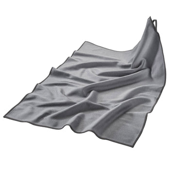 (10 sztuk) Ściereczka z mikrofibry do polerowania / do naczyń szara - 50 x 70 cm - Prime Gastro