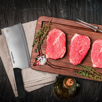 Zestaw noży Duo Professional z torbą rolkową - 6 szt. - Prime Gastro