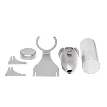 Dozownik musli & płatków kukurydzianych -Ø 115mm - Chromowany - dozownik obrotowy - Prime Gastro