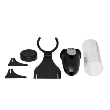 Dozownik do musli & płatków kukurydzianych - Ø 115 mm - Czarny - Dozownik obrotowy - Prime Gastro