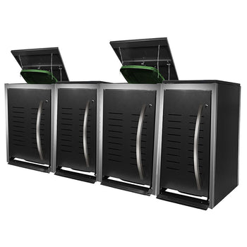 (4 sztuki) pojemniki na śmieci do użytku na zewnątrz - Prime Gastro