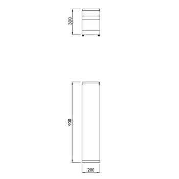 Element neutralny - 200 mm - Prime Gastro