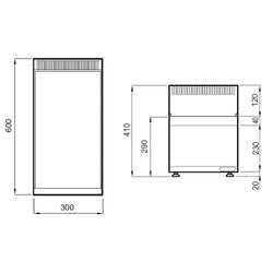 Element neutralny - 300 mm