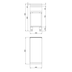 Element neutralny - 400 mm