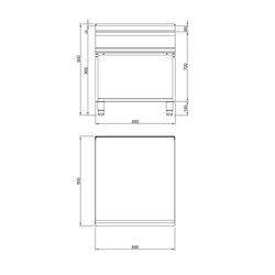 Element neutralny - 800 mm