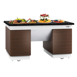 Element neutralny DUBLIN - 1600 mm - blat roboczy z czarnego granitu