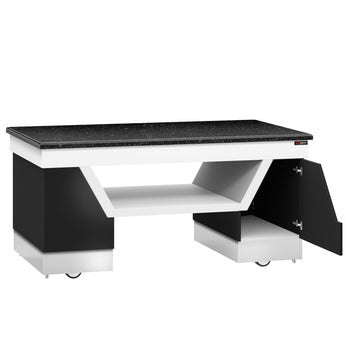 Element neutralny BELFAST - 2000 mm - blat roboczy z czarnego granitu - Prime Gastro