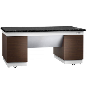 Element neutralny DUBLIN - 2000 mm - blat roboczy z czarnego granitu - Prime Gastro