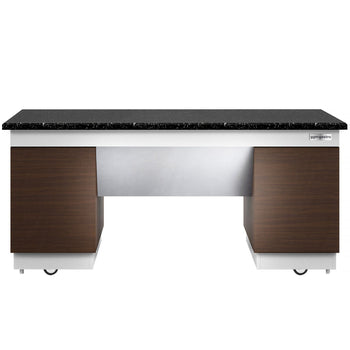 Element neutralny DUBLIN - 2000 mm - blat roboczy z czarnego granitu - Prime Gastro