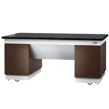 Element neutralny DUBLIN - 2000 mm - blat roboczy z czarnego granitu - Prime Gastro