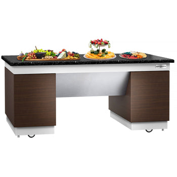 Element neutralny - DUBLIN - 2000 mm - blat roboczy z czarnego granitu - Prime Gastro