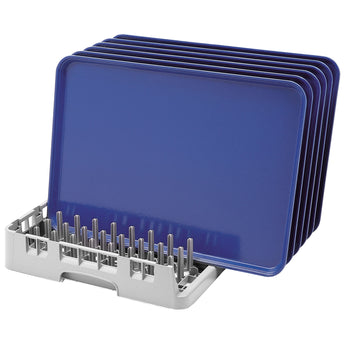 CAMBRO | CAMRACK® - Otwarty kosz zlewozmywakowy 1/1 - na tace - 500x500mm - Szary - Prime Gastro