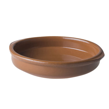 (6 sztuk) CLASSICO - Tapas Forma do zapiekania - 14 x 2,5 cm - Brązowa - Prime Gastro