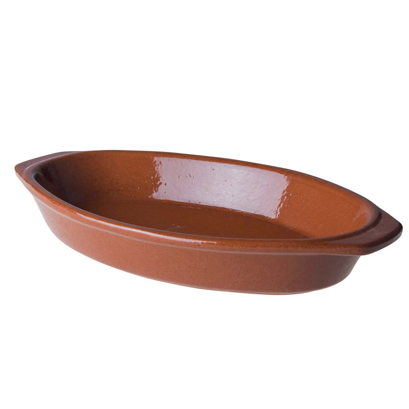 (6 sztuk) CLASSICO - Tapas naczynie do piekarnika - 24 x 14 x 4 cm - Brązowy