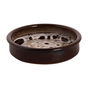 (24 sztuki) SABANA - Forma do zapiekania - 12 x 2,9 cm - Brązowa / biała - Prime Gastro