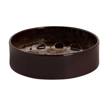 (14 sztuk) SABANA - Forma do zapiekania - 140x40mm - Brązowa / biała - Prime Gastro