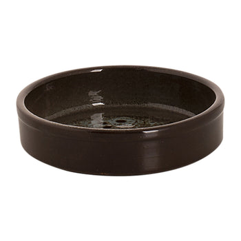 (24 sztuki) TURKEY - Forma do zapiekania - 10 x 2,6 cm - Brązowa / niebieska - Prime Gastro